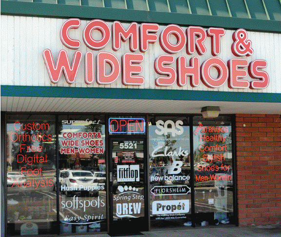 The Comfort Wide Shoe Store